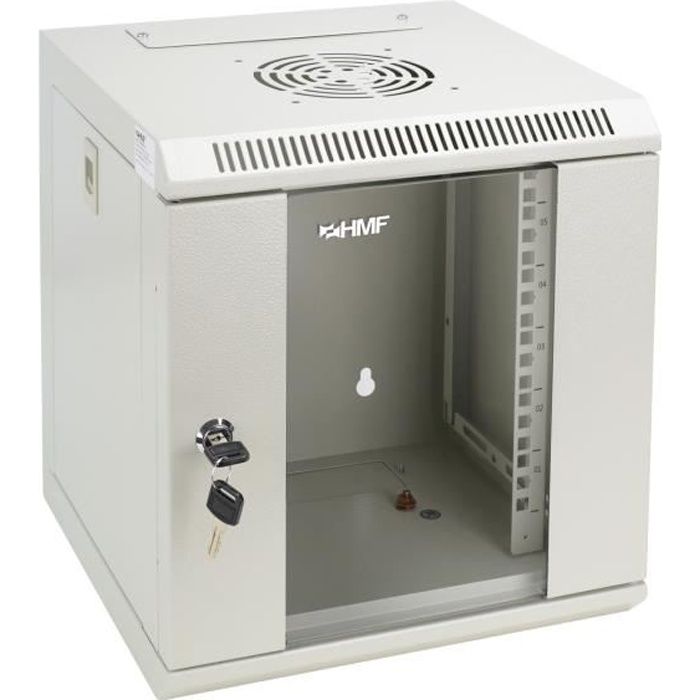 Hmf 63309 07 Baie Serveur 10 Pouces 9u Armoire Reseau 10 Rack