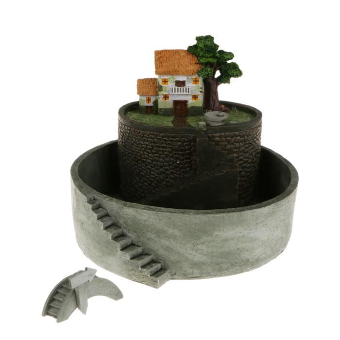 Lot De 6 Figurines D'hippopotame Miniatures En Résine Pour