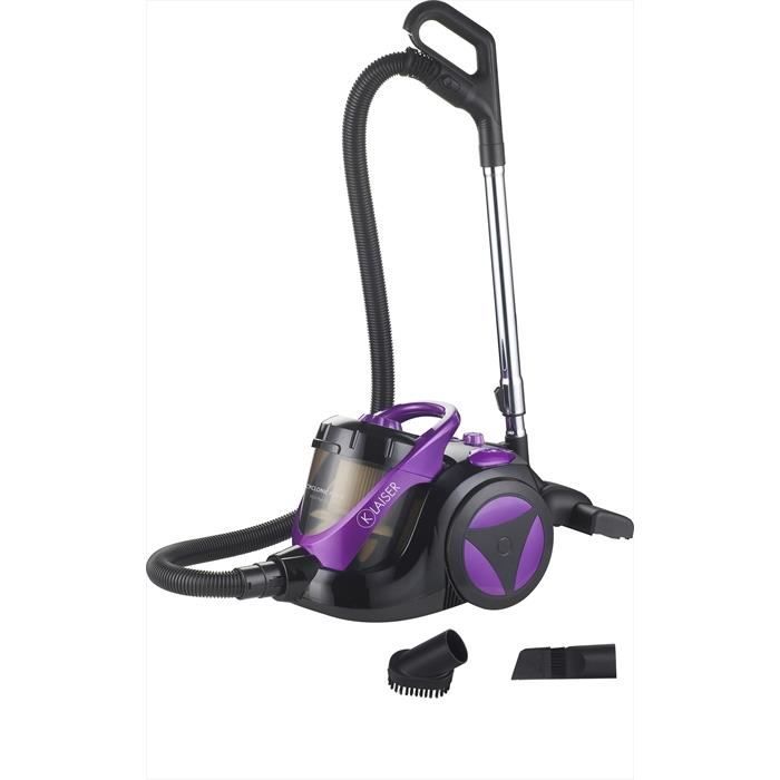 Aspirateur Sans Sac Klaiser Confort XL - 1600W - Ultra Puissant - Poignée ergonomique