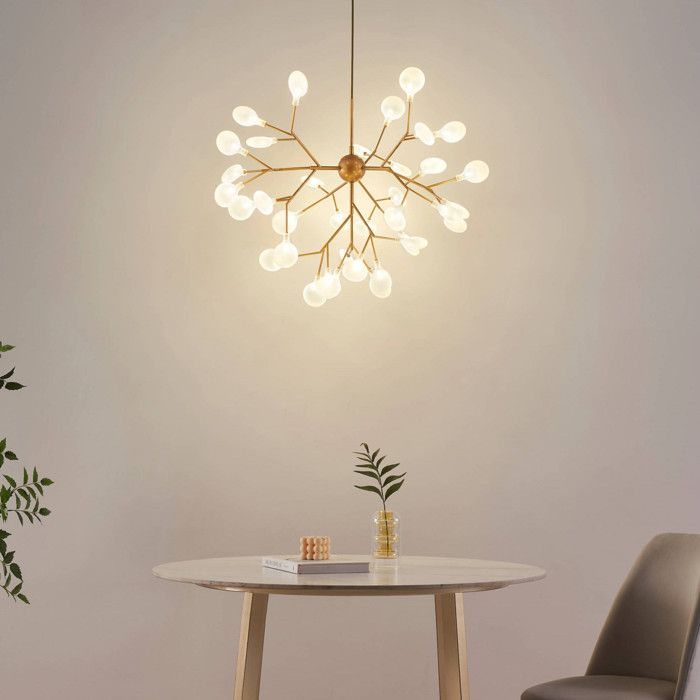 Dessus de lit fait main, prêt à finir - Lustre de Noël - 40 x 40