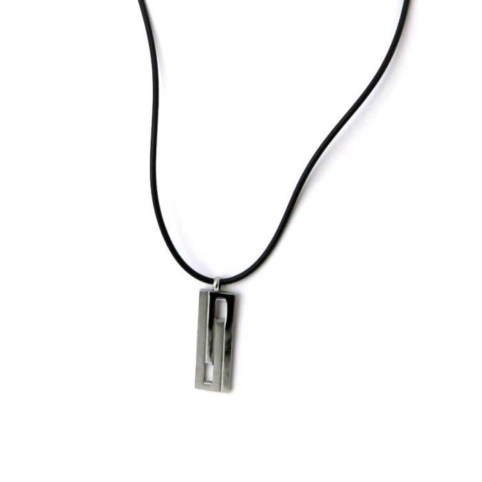 Les Trésors De Lily [N4006] Collier Homme Peaceful Acier Achat