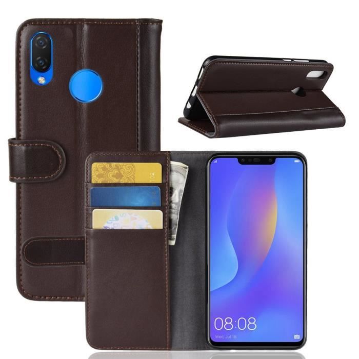 Coque Livre à Rabat Pour Huawei P Smart Plus / Nova 3 / 3i - Bleu - TPU - MTB More Energy
