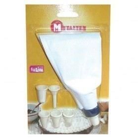 METALTEX Poche à décorer en plastique avec 6 douilles