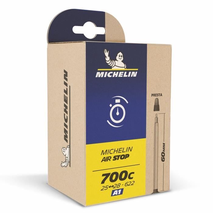 Chambre à air - Michelin - CAA Air Stop - 44-584 mm/48 mm - Vélo loisir