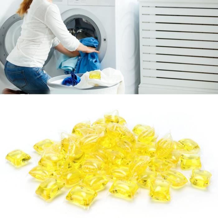 Minifinker Dosette de lessive 60pcs Capsule de Perle à Linge 8g ...