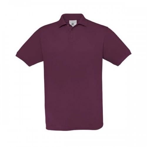 Polo homme B C Safran a manches courtes Violet Cdiscount Pret a Porter