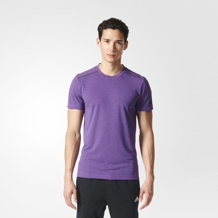 token wipe Otherwise Adidas Climachill Course À Pied T-Shirt Violet Homme - Cdiscount Sport