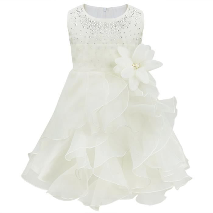 Iiniim Robe de C r monie Filles enfant Mariage Soir e Demoiselle d