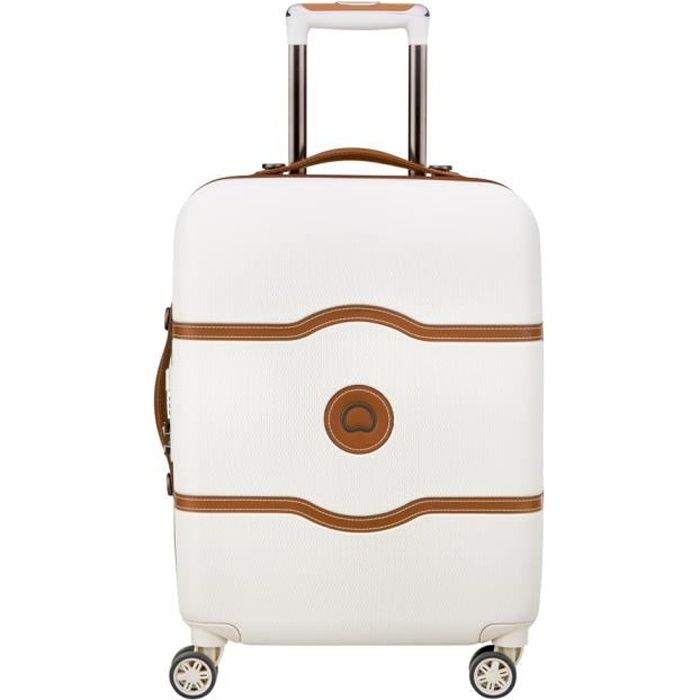 DELSEY - Valise trolley cabine rigide - Angora - taille S - V : 38 L - 55 x 40 x 20 cm