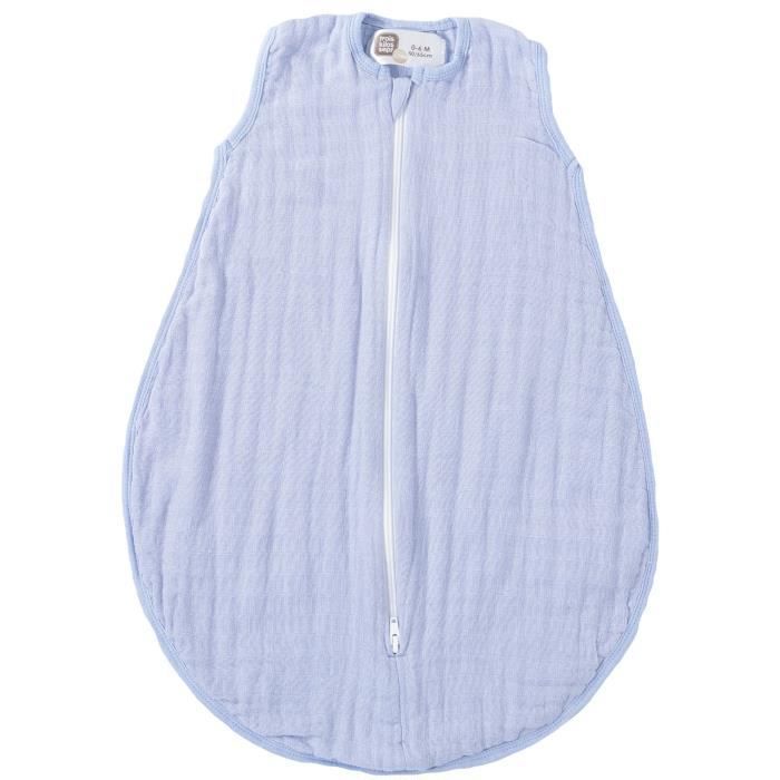 Gigoteuse D'été Bébé En Mousseline De Coton - Respirant Et Léger - TOG 0.5 - Fermeture éclair Sécurité - Taille 70/90/110 Cm - Imprimé Floral
