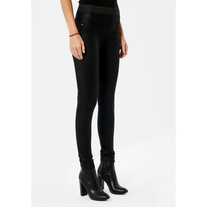 KAPORAL Jegging noir femme SABLE Noir Cdiscount Pr t Porter
