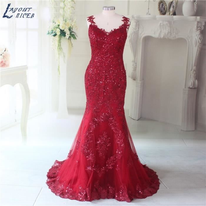 Cdiscount robe de soirée longue online