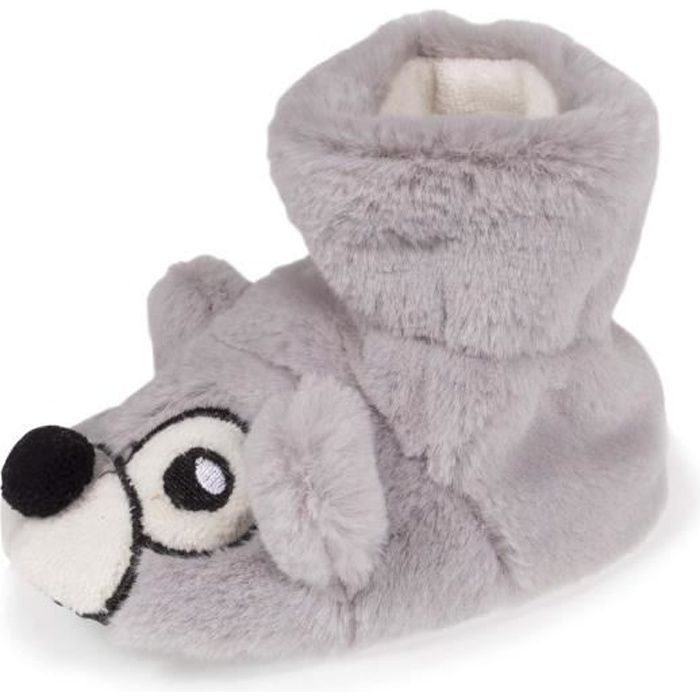 Isotoner Chaussons Grisclair Bebe Garcon Grisclair Cdiscount Chaussures