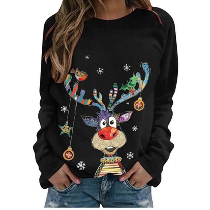 Pull No l Femme Drole Pull Noel Rigolo Femme Pull de Noel Femmes