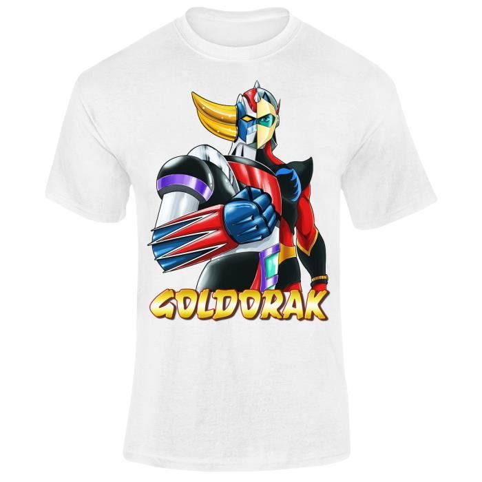 T-Shirt Goldrake Actarus - Maglietta Uomo Duke Fleed Goldorak Robot Anni 80 - Foto 5