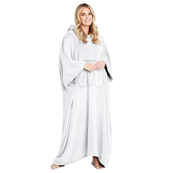 Throf Pyjama QL6P3 Sweat à capuche couverture surdimensionné polaire géant ...