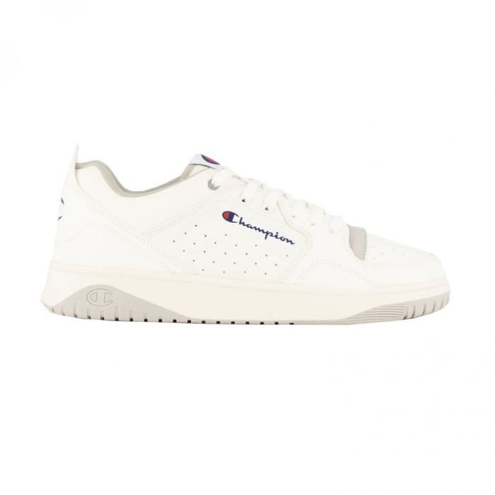 Basket Homme Royal Low CHAMPION Blanc Homme Synthetique Lacets Blanc Cdiscount Chaussures