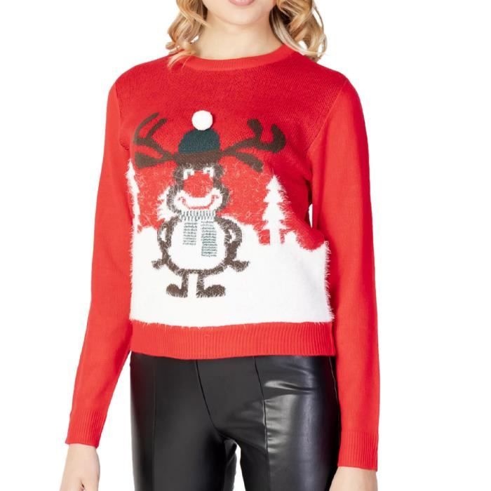 Pull noel femme only best sale