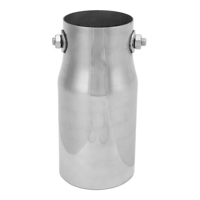 Embout D'Échappement Tuning Argenté Universel 35-45 Mm - Pot D'Échappement Sport All Ride