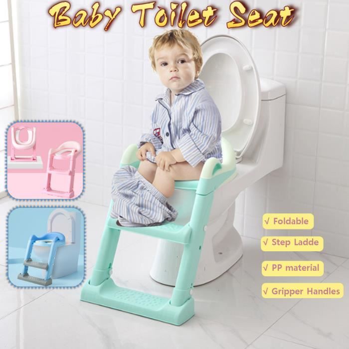 Toilettes Pliantes Pour Enfants Portable - Pot De Voyage Bébé Avec Sacs Jetables Et Housse