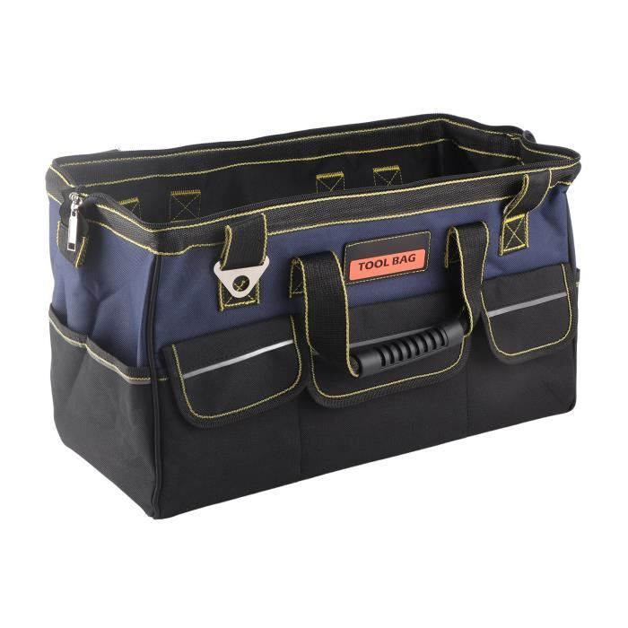 Sac à Outils Petit Format Avec Fond Rembourré - Noir En Nylon - Organisation Portable