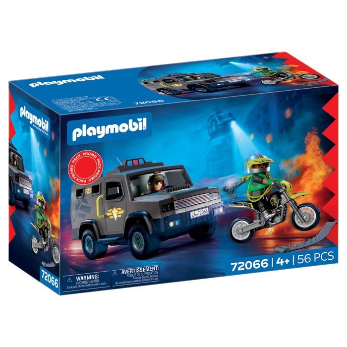 Playmobil Policiers 72066 Véhicule d'intervention SWAT Promo Pack - vue 6