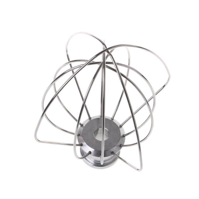 Fouet En Acier Inoxydable 5K452WW Compatible KitchenAid 5KSM90-5KSM185 - Accessoire Robot Culinaire
