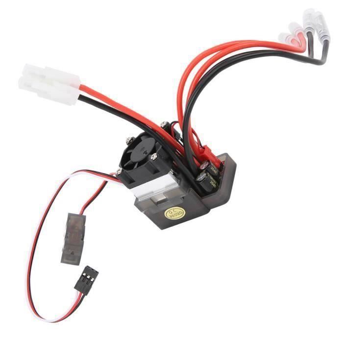 Mtlavishness ESC brossé bidirectionnel 320 A avec Ventilateur de Refroidissement de Frein, Version Haute Tension, pièces d'accessoires pour Bateaux de Voiture RC pour modèle de Mtlavishness ESC brossé bidirectionnel 320 A avec Ventilateur de Refroidissement de Frein, Version Haute Tension, pièces d'accessoires pour Bateaux de Voiture RC pour modèle de