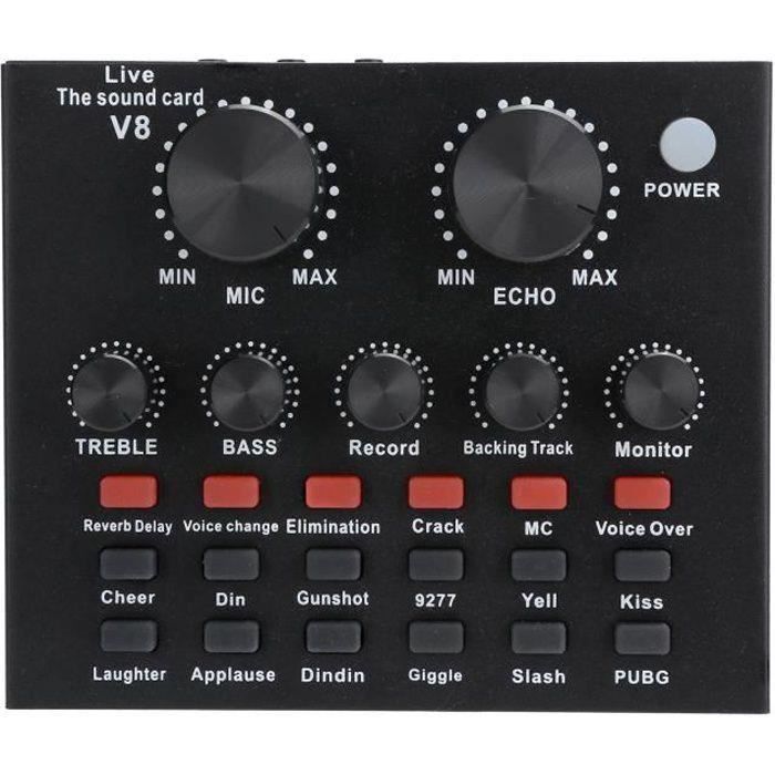 Changeur De Voix Portable Multifonction – 10 Modes + 8 Effets | Pour Streaming, Jeux & Karaoké