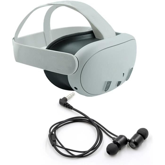 Casque Compatible Avec Le Casque Vr Meta Quest 3 Ecouteurs Intra Auriculaires A Isolation Phonique Noir J2164 Cdiscount