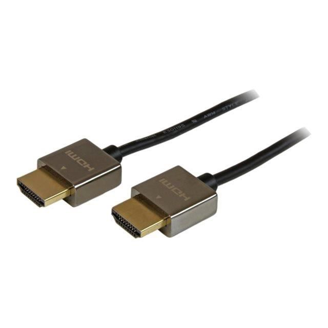 StarTech.com Câble adaptateur HDMI haute vitesse de 12cm - HDMI vers Micro  HDMI - F/M - Noir sur