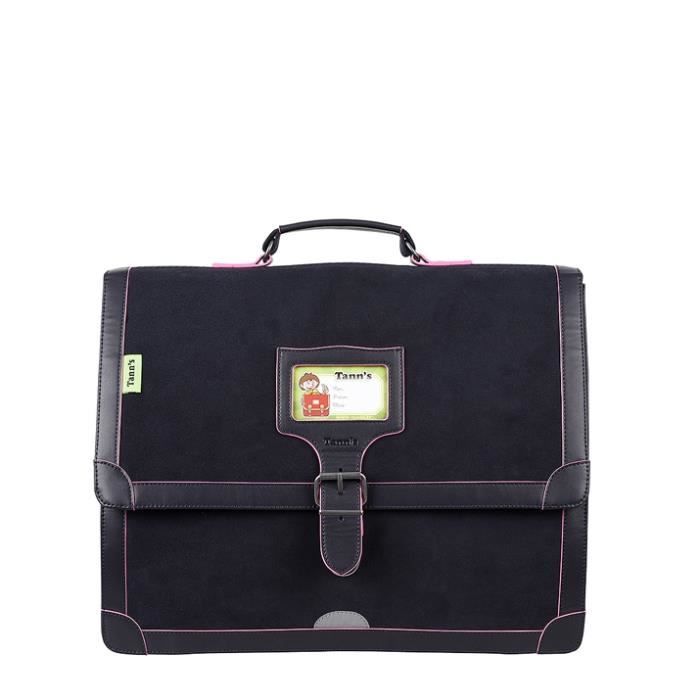 Cartable Les Cuirs 38cm Bords Francs 30 BLEU ROSE 0053 Unique