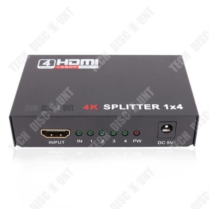 Duplicador Hdmi 1 Entrada 2 Salidas KALEA-INFORMATIQUE Divisor De Vídeo HDMI Tipo Splitter Que Duplica De Forma Idéntica 1 Fuente De Entrada En 8 Salidas Simultáneas. Resolución 4K 2160x3840 A 30 Hz Duplicador Hdmi 1 Entrada 2 Salidas KALEA-INFORMATIQUE Divisor De Vídeo HDMI Tipo Splitter Que Duplica De Forma Idéntica 1 Fuente De Entrada En 8 Salidas Simultáneas. Resolución 4K 2160x3840 A 30 Hz