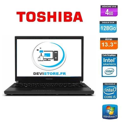 Top achat PC Portable TOSHIBA TECRA R830 CORE I5  SSD 128 GO WEBCAM - 13"3 - WINDOWS 7 PRO 64 pas cher