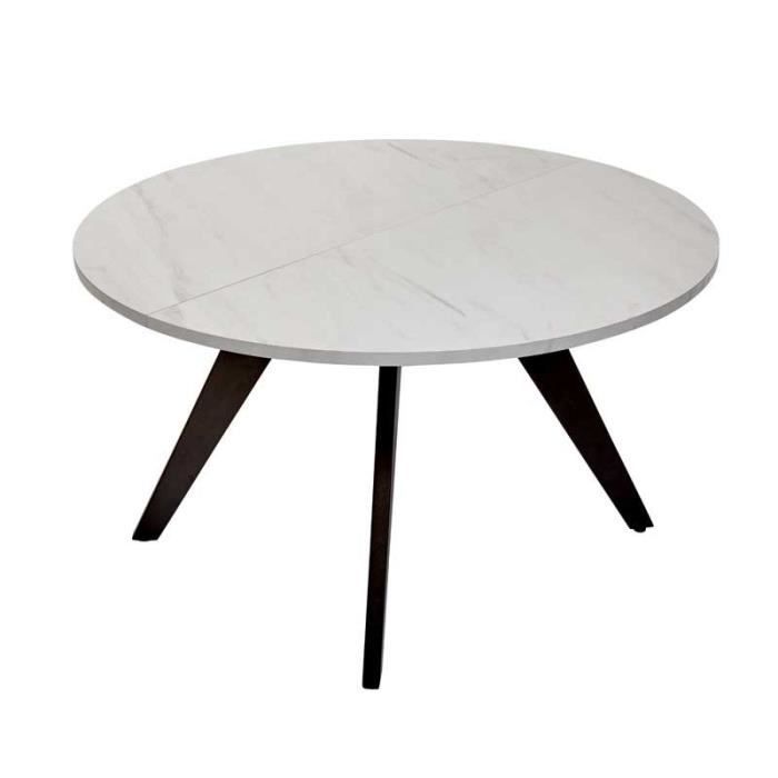 Table De Repas Ronde A Allonge Marbre Waterloo L 120 170 X L