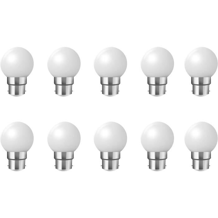 Ampoules B22 Paquet De 10 Ampoule Led Feston 2W
