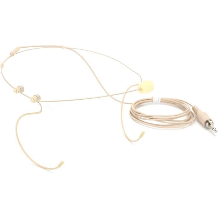 Sujeetec Micro Casque Discret à Double Crochet d'oreille pour émetteur sans Fil Sennheiser, idéal pour Les conférences, Les Spectacles en Direct, Le Sujeetec Micro Casque Discret à Double Crochet d'oreille pour émetteur sans Fil Sennheiser, idéal pour Les conférences, Les Spectacles en Direct, Le