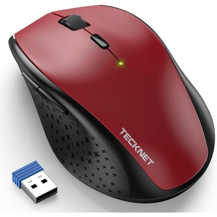 Souris Gamer Sans Fil 2.4G - 6 Boutons, Précision, Confort - Pour PC Et Bureau