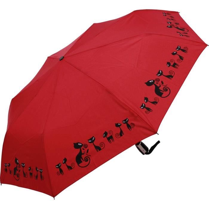 Parapluie Pliable Motif Chat – Femme – Original – NEUF Avec étiquettes
