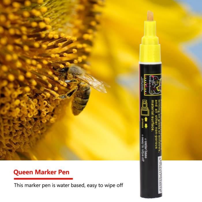 Stylo Marqueur Peinture Blanc Permanent - Imperméable Sur Métal, Plastique, Verre