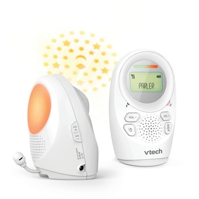 VTech - Babyphone Vidéo avec veilleuse et berceuse - BM3254