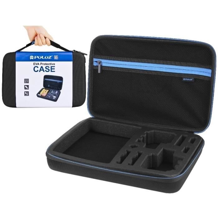 Smatree Étui de transport rigide étanche pour GoPro Hero 11/10/9/8/7/6/5/4/3 et accessoires, vert