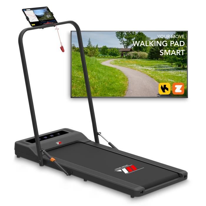 Tapis de course électrique pliable YOUR MOVE WPAD HAND Noir - 10 km-h