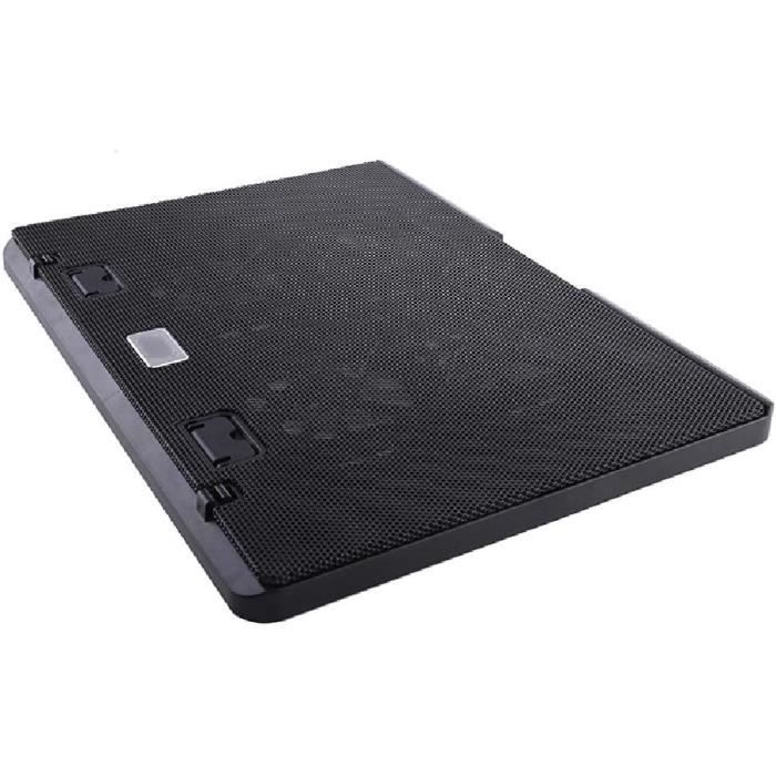 Support Refroidisseur Pour Ordinateur Portable - 5 Ventilateurs Silencieux, Ports USB, Design Mince - 10