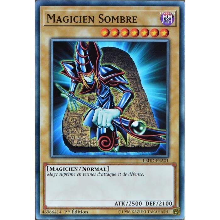 Carte Yu Gi Oh La Plus Puissante Carte YU-GI-OH LEDD-FRA01 Magicien Sombre NEUF FR - Achat / Vente carte