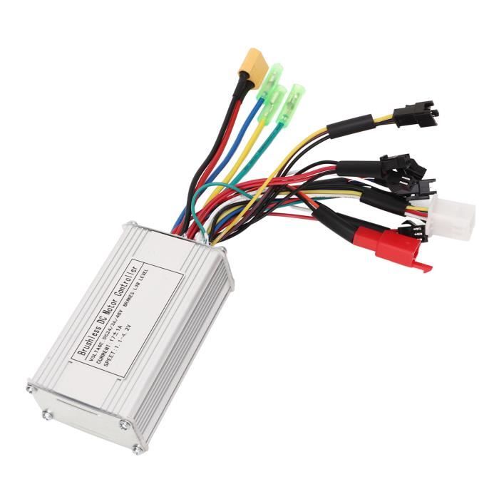 Contrôleur Moteur Electrique Vélo - ZERONE - 3 Modes Onde Sinusoïdale - Blanc