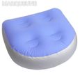 Marqueune-Coussin de spa gonflable pour baignoire - Accessoires de spa - Doux - Tapis de massage - Pour adultes et enfants - Bleu-1