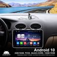 10.1 Pouces Android 10 Autoradio GPS Double Din Navigation de Voiture supporte Bluetooth 5.0 Mirror Link Commande au Volant 3G[43]-1