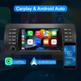 AWESAFE Android 12 Autoradio pour BMW E39(1996-2003) avec GPS Carplay/Android Auto Bluetooth Mirrorlink WiFi - 2Go+ 32Go-1