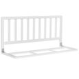 Barrière de lit en bois IB STYLE® TAMO - 90 cm blanc - Protection antichute pour bébé-1